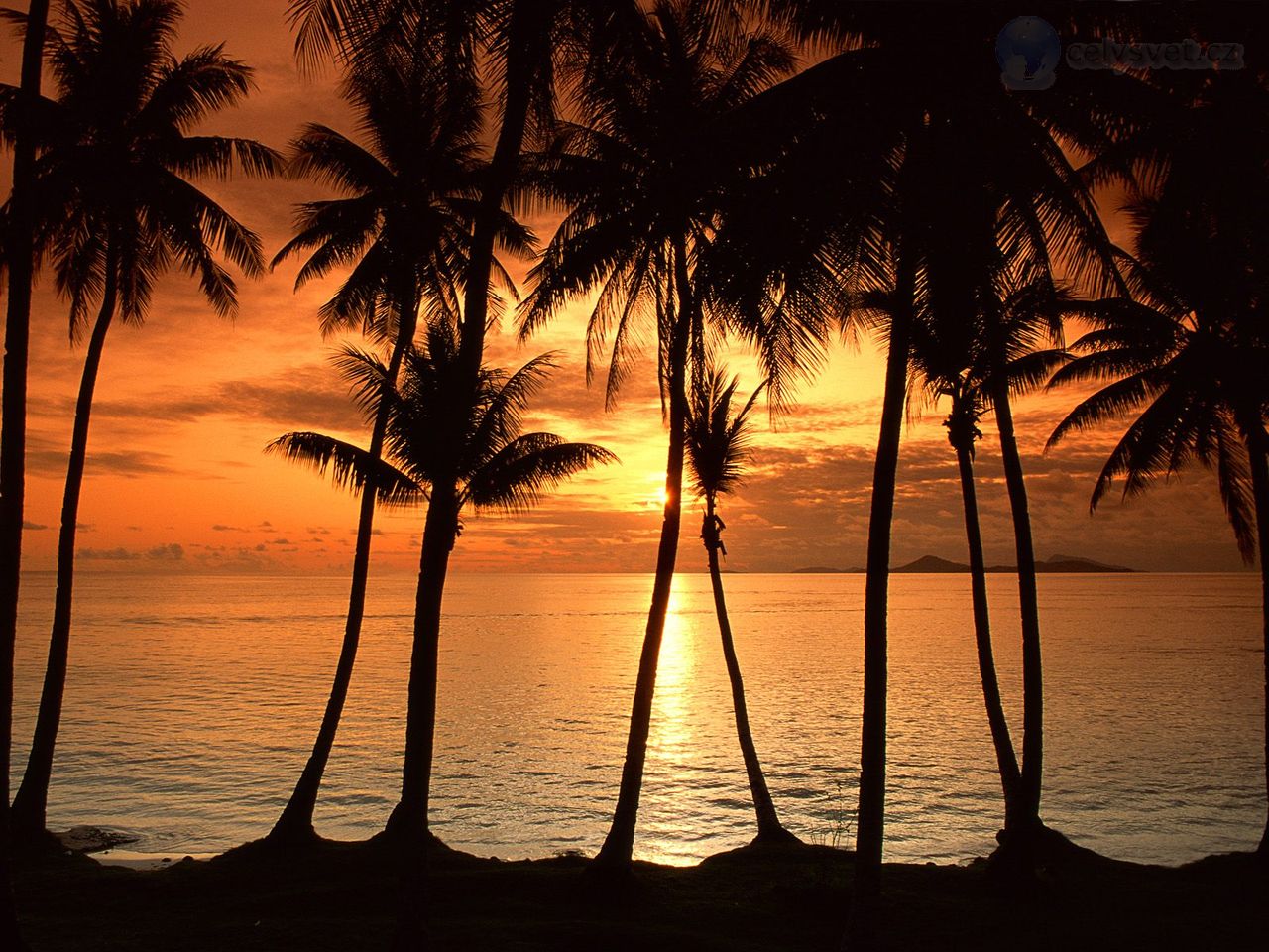 Foto: Island Sunset, Truk, Micronesia