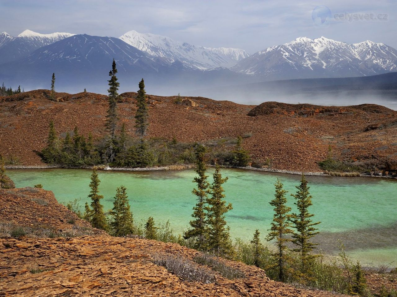 Foto: Glacial Lake, Yukon, Canada