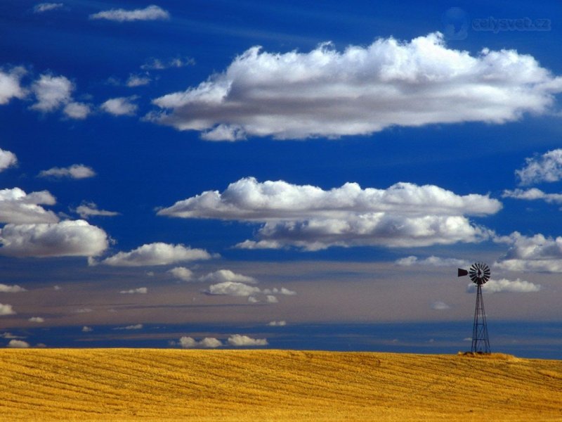 Foto: Windmill, Eastern Washington